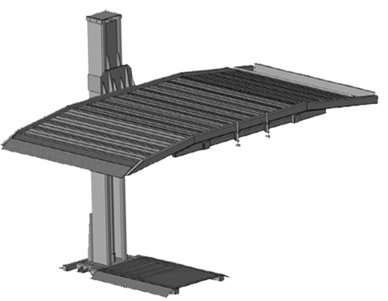 Single Post Parking Lift