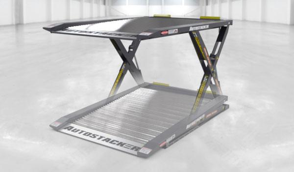 Fast rising car lift for storage